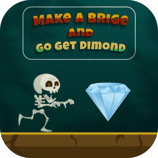Play Make Bridge and Go get Diamond Game on jigligames